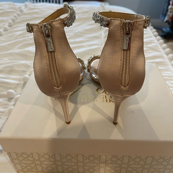 JEWEL BADGLEY MISCHKA Caroline Embellished Strap Evening Shoe - 7.5 - Picture 4 of 5